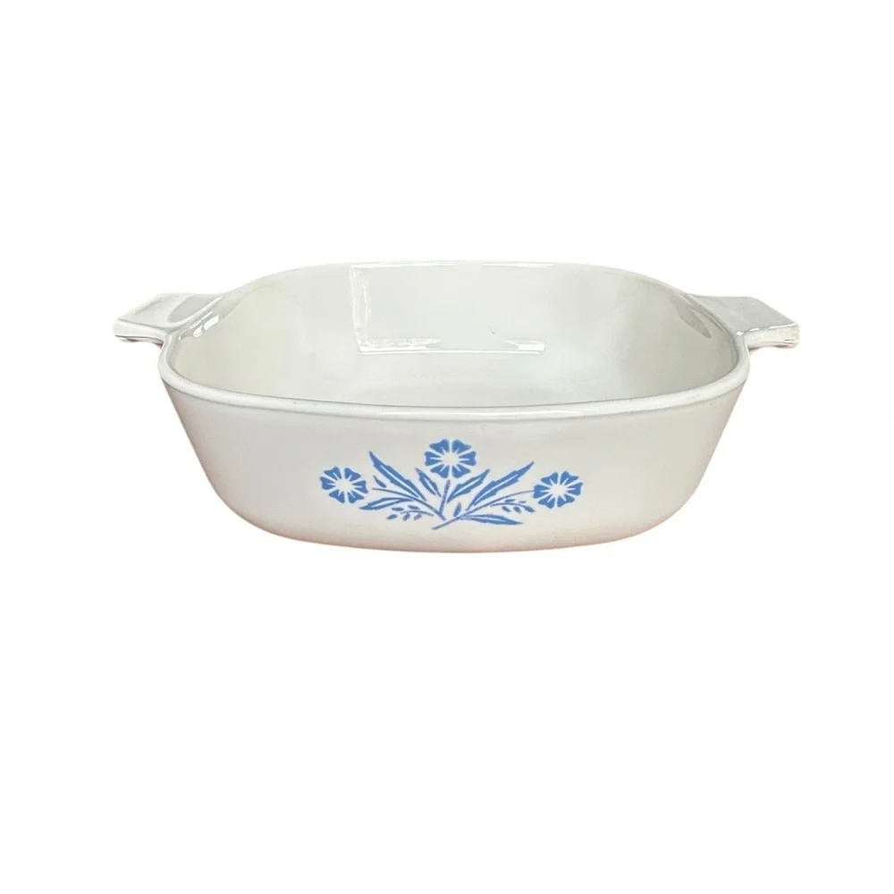 Corning Ware Vintage 60s P-1-B Blue Cornflower 1 Quart Baking Dish‎ Casserole